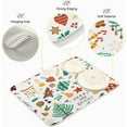 thumbnail image 4 of SKYSONIC Christmas Dish Drying Mat for Kitchen Counter,Snowflake Santa Xmas Tree Ultra Absorbent Reversible Microfiber Dishes Drying Rack Pad Heat-resistant Mats 16x18in, 4 of 7