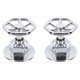 thumbnail image 1 of Juego de 2 manerales para regadera, volante, cromo, Tubig Foset TBMR-61, 1 of 2