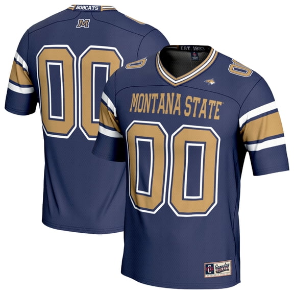 Unisex GameDay Greats Navy Montana State Bobcats Lightweight Football Fashion Jersey