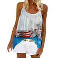 thumbnail image 2 of SMihono Hauts pour Femmes Débardeur pour Femmes Mode Débardeur d'Été pour Femmes à Col Rond Sans Manches Imprimé Décontracté Camisole Blouse Débardeurs pour Femmes Hauts d'Été pour Femmes, 2 of 5