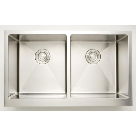 American Imaginations 31-in. W CSA Approved Stainless Steel Kitchen Sink With 2 Bowl And 18 Gauge AI-27476