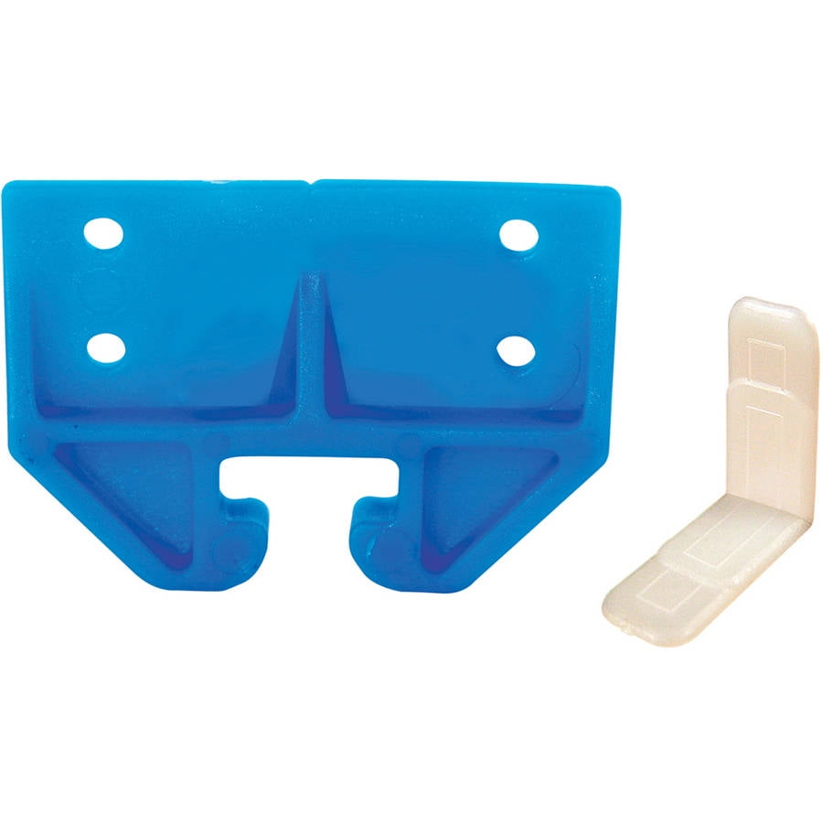 Prime Line R7083 3/4" Blue Plastic Drawer Track Guide Kit