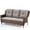 Gray, variant on Bellefurn Patio 3 Seater Sofa Wicker Outdoor Couch,Patio Furniture Sofa with Thick Cushions for Outdoor,Backyard,Porch