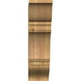 thumbnail image 2 of Ekena Millwork 6"W x 18"D x 22"H Legacy Traditional Rough Sawn Bracket, Western Red Cedar, 2 of 4