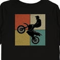 thumbnail image 4 of Inktastic Motocross BMX Dirt Biking Boys or Girls Long Sleeve Toddler T-Shirt, 4 of 5