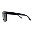 thumbnail image 4 of Mens Classic Temper Glass Lens Oversize Horn Rim Sport Sunglasses All Black, 4 of 4