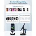thumbnail image 6 of 2026 3 In 1 Wireless Charging Station For Apple Magsafe 15W Fast Magnetic Charger Stand For IPhone 17 16 15 14 13 12 17E Apple Watch Airpods Series Gift For Men, 6 of 6