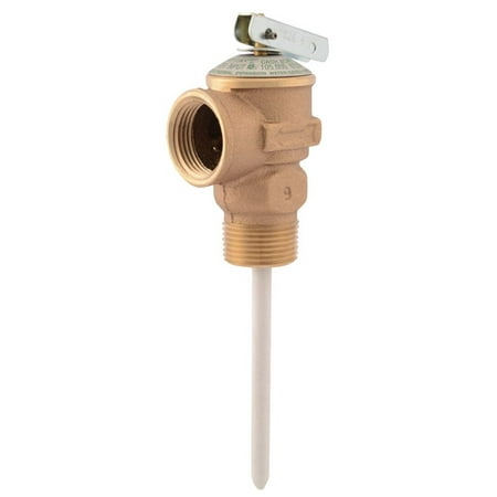 Cash Acme 23576-0150 3/4" Bronze NCLX-5 Residential Temperature & Pressure Relief Valve