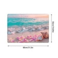 thumbnail image 3 of Beach Themed Doormat - Coastal Summer Welcome Mat for Front Door, Non- Indoor/Outdoor Entryway Rug, Nautical Decor for Porch, Bathroom, Kitchen Patio Ocean Inspired Floor Mat, 3 of 6