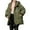 Green, variant on Girls Long Winter Down Coat Hooded Thick Warm Jacket for Kids Windproof Outdoor Cold Weather Outerwear