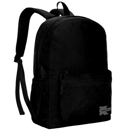 Classic Backpack High Quality Basic Bookbag Simple Student School Bag Lightweight Water Resistant Durable Daypack