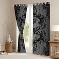 thumbnail image 3 of Homewish Rustic Victorian Flower Black Out Curtains,Baroque Damask Pattern Curtains Pack of 2 (42x63 Each),Gothic Moth Bedroom Curtains For Adult,Luxury Bedroom Decor, 3 of 6