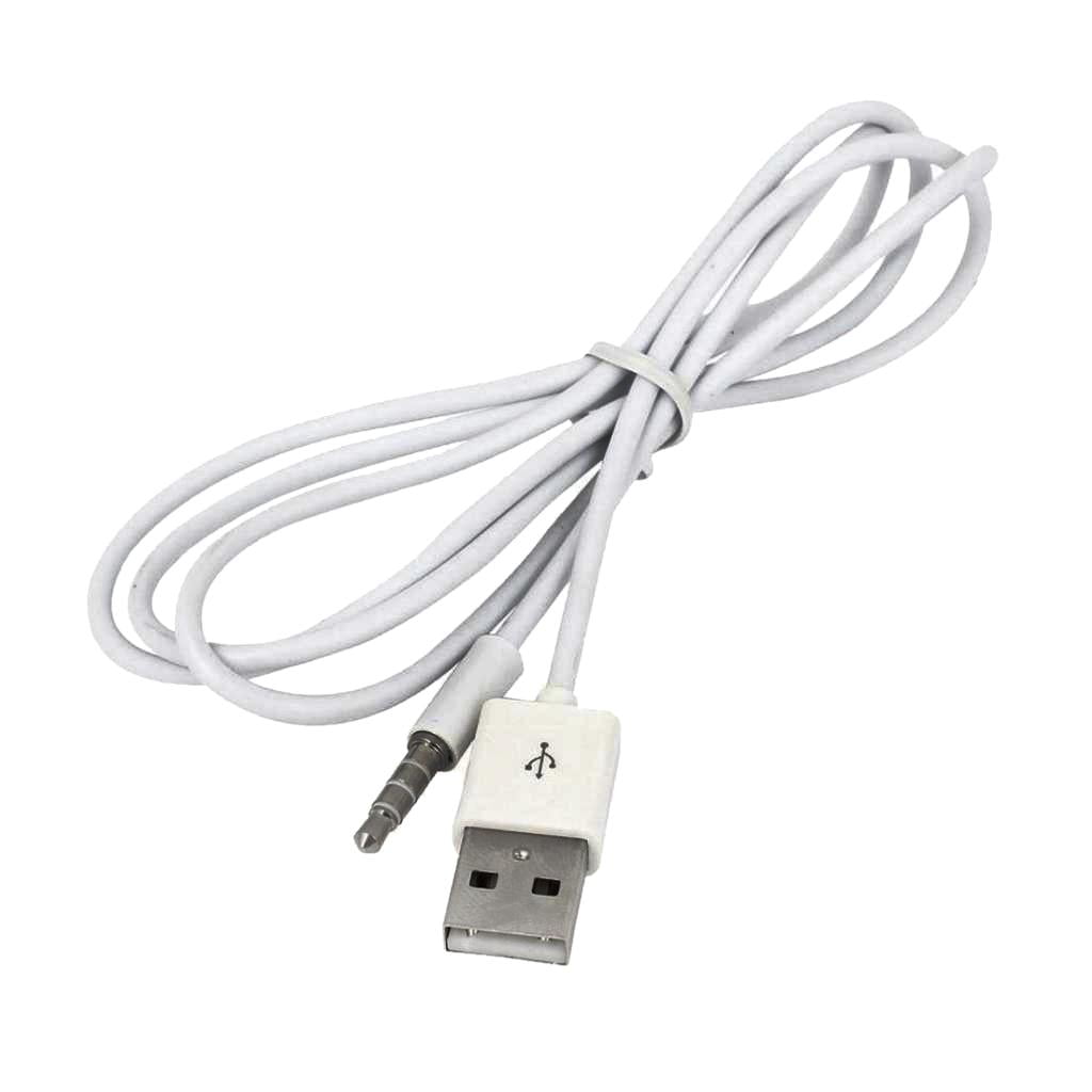 3.5mm Male AUX Audio Plug Jack to USB 2.0 Male Converter Cable Data/Charging Adapter Cable for