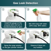 GASPRO 1 lb Propane Tank Refill Adapter Kit, 3 ft Hose with Safety Shutoff Valve, Easily Fill 1 lb Bottles from 20 lb Tank