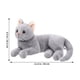 thumbnail image 4 of Simulación de gato de gato de animales de peluche Adorno de muñeca para niños para niños muñeca de gato, 4 of 7
