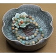 thumbnail image 5 of Natural Serpentine Gemstone 8mm Round Beads Stretch Bracelet 7" Unisex, 5 of 5