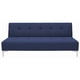 thumbnail image 3 of Sofa Cama Reclinable EL BAZAR STORE Vegas Lino Azul Marino Moderno Abotonado, 3 of 6
