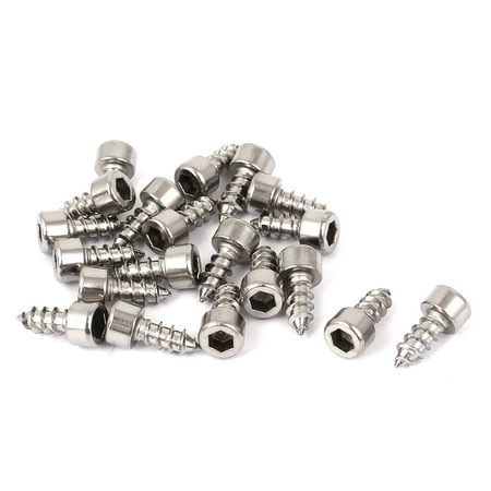 

M5x12mm Hex Drive Head Cap Self Tapping Drilling Screws Fastener 20pcs