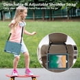 thumbnail image 3 of JTCASES for iPad 6th Generation 9.7 inch 2017 2018, iPad Air 2 Gen Case, Crossbody Lanyard Pencil Holder Butterfly Wings Kickstand PC Silicone Kids-friendly Sockproof Back Shell, Darkgreen, 3 of 8