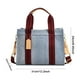 thumbnail image 2 of Bolso cruzado unisex Bolso cruzado de mezclilla de gran capacidad Monederos elegantes con asa superior, 2 of 6