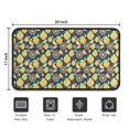 thumbnail image 5 of Yellow Lemon Fruit Slices DarkBlue Pattern Door Rugs,Washable Non Slip Door Mats Indoor,Decorative Door Mats,Entry Mat Indoor for Entrance,Bedroom,Kitchen,Bathroom,30"x17", 5 of 6