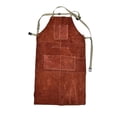 thumbnail image 5 of Delantal de soldadura de cuero resistente, delantal de barbacoa para carpintería, cocina, jardinería, 5 of 5