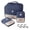 blue, variant on GIRACOA 3 Pieces Travel Medicine Bag, Medicine Travel Storage Bag, 3 Size First Aid Kit Bags Empty, Portable Medical Storage Bag, for Traveling Outdoor Camping Home Hiking Survival Kit