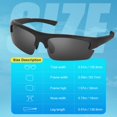 thumbnail image 4 of Gafas de sol deportivas polarizadas Duduma TR62 para hombres, 4 of 5
