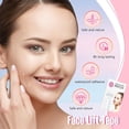 thumbnail image 4 of Almohadillas de cúrcuma, cinta reafirmante facial, adhesivos reafirmantes instantáneos, parches reafirmantes antiarrugas, reafirma la piel flácida alrededor del rostro para la línea V del rostro, 80 u, 4 of 9