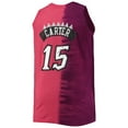 thumbnail image 3 of Men's Mitchell & Ness Vince Carter Purple/Red Toronto Raptors Big & Tall Profile Tie-Dye Player Tank Top, 3 of 3