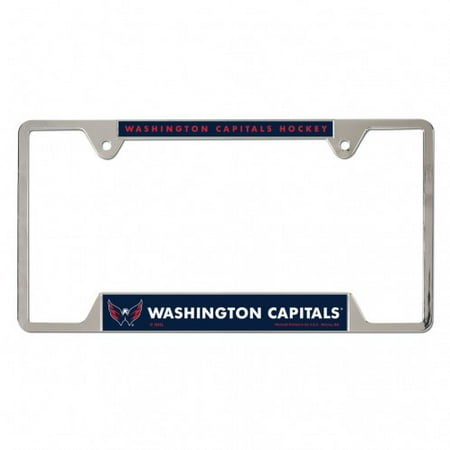 Washington Capitals Official NHL 12 inch x 6 inch Metal License Plate Frame by Wincraft