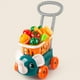 thumbnail image 3 of Mini carrito de de Carrito con 16 piezas de verduras, en edad Tiendas de comestibles Hugo juguetes del carro de la compra, 3 of 9