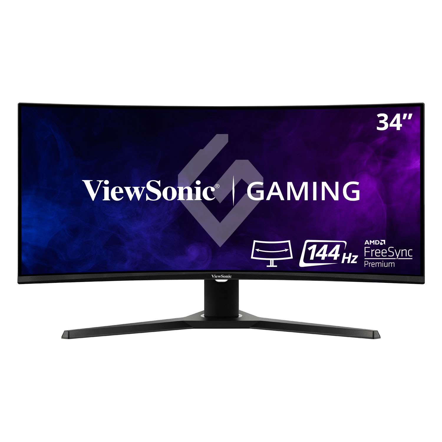 ViewSonic VX3418-2KPC 34 Inch Ultrawide Curved 1440p 1ms 180Hz Gaming Monitor with AMD FreeSync Premium, Eye Care, HDMI and Display Port