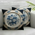thumbnail image 3 of Nawypu  Blue and White Floral Throw Pillow Covers Decorative Chinese Style Blue and White Porcelain Print Cushion Cases Home Decor for Couch Patio Porch Sofa Furniture, 3 of 5