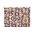 thumbnail image 2 of CADecor Mandala Window Treatment Panel Curtains Window Curtain Kitchen Curtain,Two Piece 26x39 Inches, 2 of 4