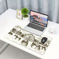 thumbnail image 4 of Kdxio Horses Grazing On Meadow Print Large Gaming Mouse Pad,Non-Slip Base,Water Resist Keyboard Pad for Gamer,Office & Home,29.5 x 15.8 in, 4 of 6