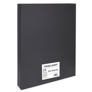 Pro Art Mat Board 16x20 in Black Core Black 25 Pack