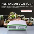 thumbnail image 4 of verlacod Auto Drip Irrigation Kit Dual Pumps Automatic Watering System with LCD Display 30-Day Digital Programmable Water Timer Kit Plant Watering Device for Indoor Garden Potted Plants, 4 of 11