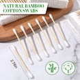 thumbnail image 2 of Bastoncillos de algodón Dunzy, doble redondo, 10000 unidades con palitos de madera, 2 of 6