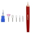 thumbnail image 1 of Seitruly Taladro eléctrico para uñas, removedor de bajo ruido, pulidor, lima de uñas ajustable, herramientas de manicura multiusos Cuidado de uñas Rojo/con Cabeza de Maíz, 1 of 6