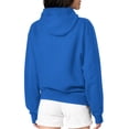 thumbnail image 2 of Women's Starter Royal Los Angeles Dodgers Fireworks Fleece Tri-Blend Pullover Hoodie, 2 of 2