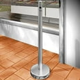 thumbnail image 7 of 40" Stainless Steel Free Standing Smoker Pole and Base. For use Outside of Office, Restaurants, and Convenience Stores. Smokeless Outdoor Ashtray Cigarettes Ash Butt Disposal. Ashtrays for cigarettes, 7 of 7