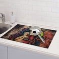 thumbnail image 6 of Guitar Music Graffiti Street Wall Art Large Kitchen Drying Mat 18x24 Inch Ultra Absorbent Dish Drying Mats Foldable Countertop Protector, 6 of 8