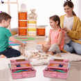 thumbnail image 3 of 12in Three-Layer Multipurpose Storage Box, Folding Tool Box/Art & Crafts Case/Sewing Supplies Organizer, 3 of 5