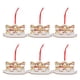 thumbnail image 4 of Adornos navideños de excelente calidad y apariencia de cervatillo, diseño para colgar, decoraciones navideñas, 4 of 8