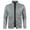za-Gray-full zip, variant on fartey Fleece Sweatshirt for Men Stand Collar Quarter Zip Pullover Top Long Sleeve Solid Cozy Sweater Shirt