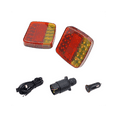 thumbnail image 1 of Wireless Trailer Lights Kit for Towing Truck, Rechargeable LED Tow Light with Magnetic for Boat Trailer RV, 1 of 8