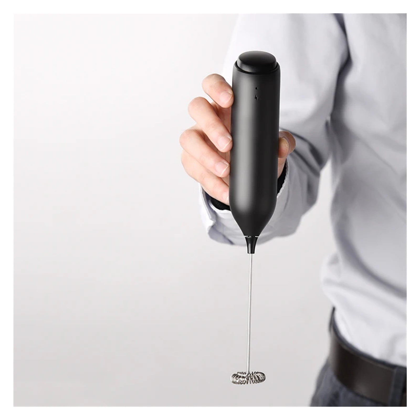 Wireless Electric Milk Frother Whisk Egg Beater USB Rechargeable Handheld Coffee Blender Milk