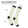 thumbnail image 5 of Bixox Snake And Cactus Print Compression Socks,Compression Socks Women & Men Circulation for Medical,Running,Athletic, 5 of 7
