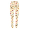 thumbnail image 4 of LangJing Happy Easter Day Leggings for Women, Casual Bunny Eggs Printed Workout Leggings High Waist Non See Through Tummy Control Yoga Pants Yellow,M, 4 of 6
